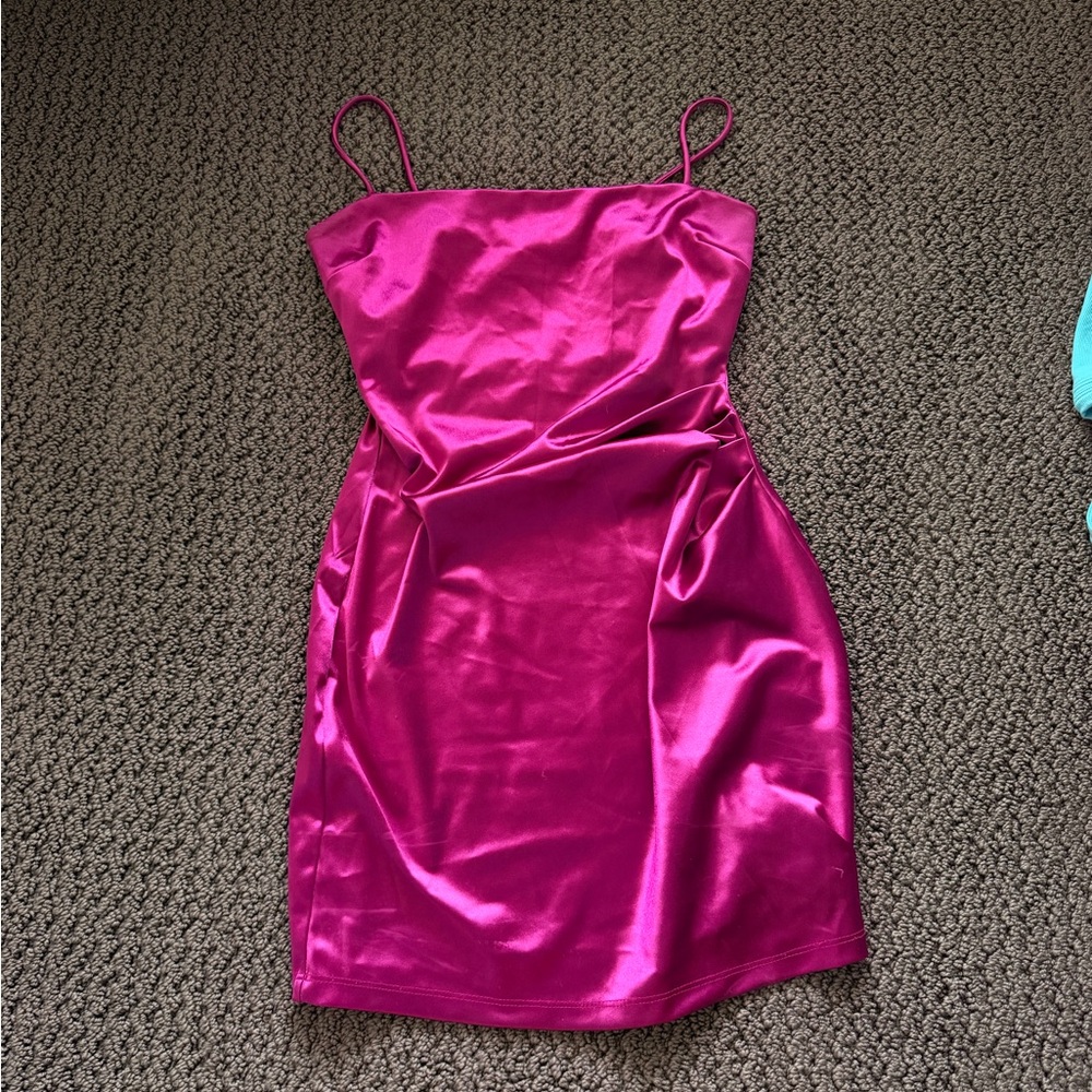 Windsor Tight Mini Dress - Magenta